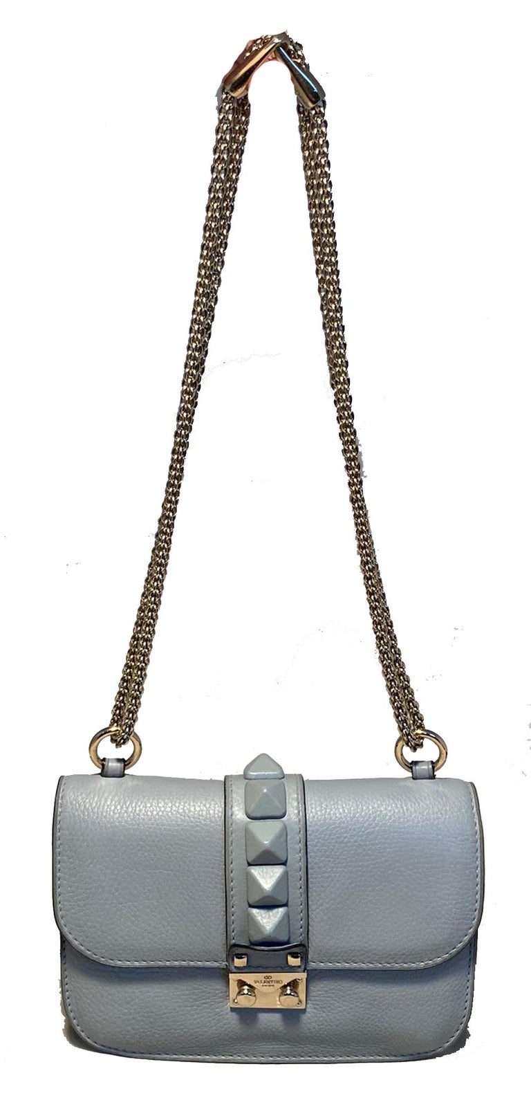 Valentino Small Glam Lock Rockstud Flap Bag Glamrock Shoulder Bag For Sale  at 1stDibs | valentino small glam lock bag