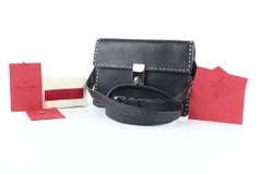 Valentino Small Rockstud 12me0102 Black Calfskin Leather Cross Body Bag