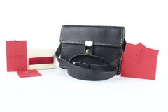 Valentino Small Rockstud 12me0102 Black Calfskin Leather Cross Body Bag