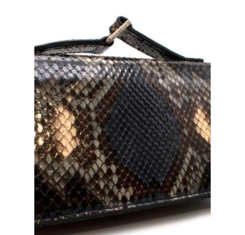 Valentino Snakeskin Box Bag In Good Condition For Sale In London, GB