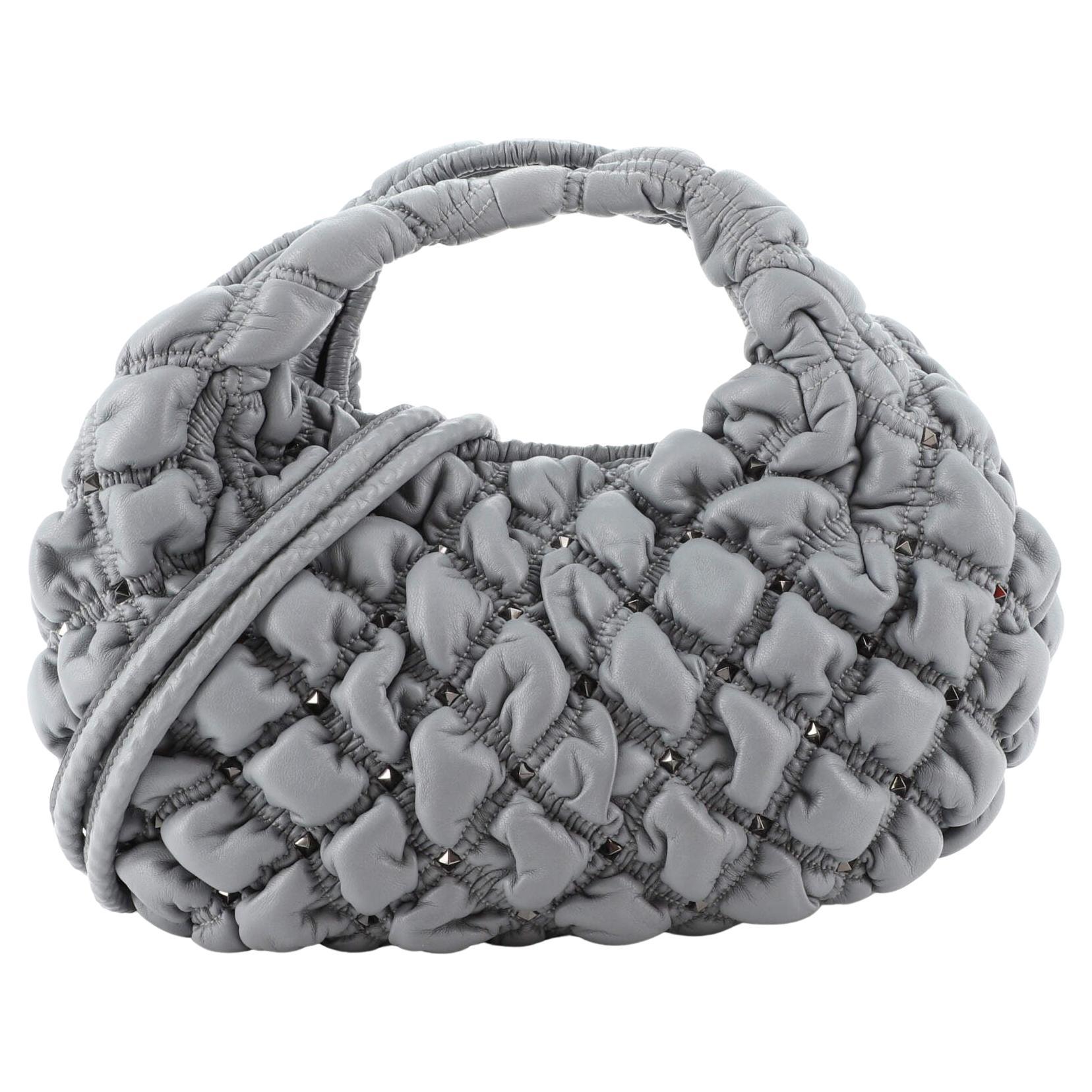 Valentino Teal Lambskin Shoulder Tote Handbag For Sale at 1stDibs ...