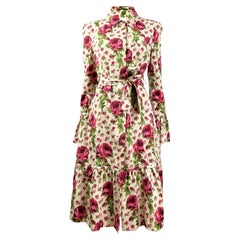 Valentino Spring 2004 Floral printed Trench