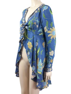 Valentino Spring 2006 Look 35 Crepe silk floral printed top