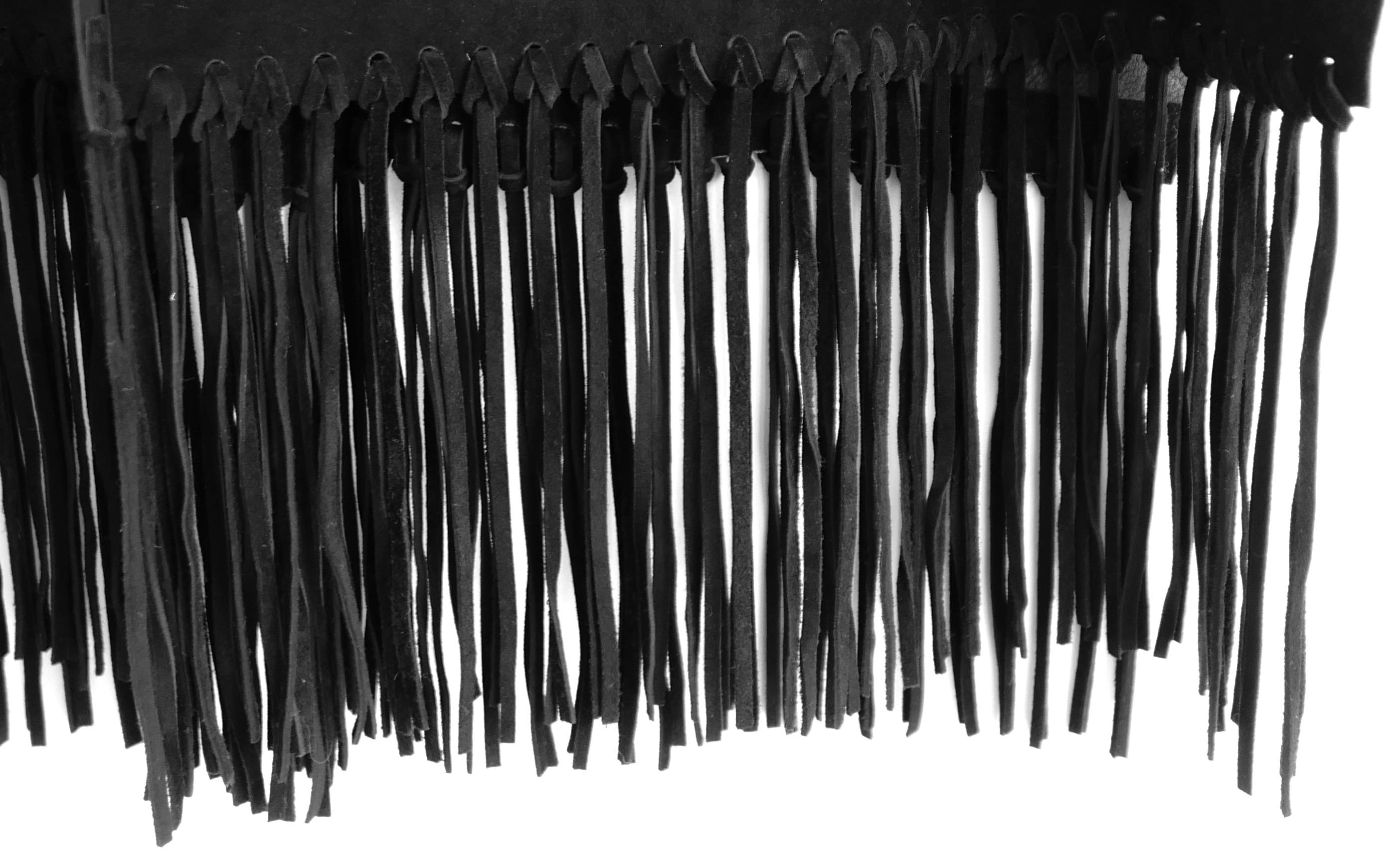 Women's Valentino Spring 2014 Black Suede Poncho Cape For Sale