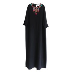 Valentino Spring 2014 Embellished Loose Fit Maxi Dress Gown