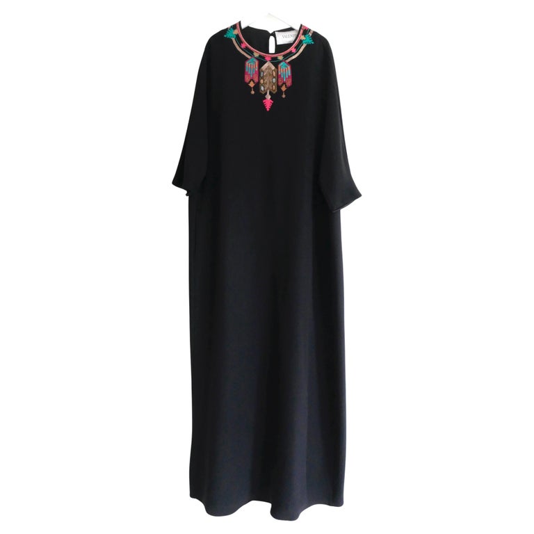 Valentino Spring 2014 Embellished Loose Fit Maxi Dress Gown