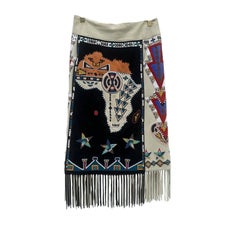 Valentino SS16 Beige Suede Wrap Skirt IT 40 by Chiuri & Piccioli