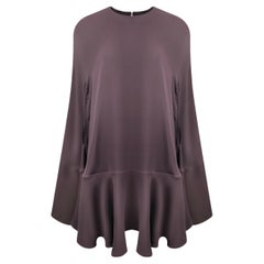 Valentino SS21 Brown Cape Mini Dress