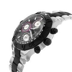 Valentino Orologio da uomo automatico con quadrante nero in acciaio e gomma V40LCA9R909-S09R