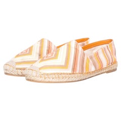 Valentino, Striped canvas espadrilles