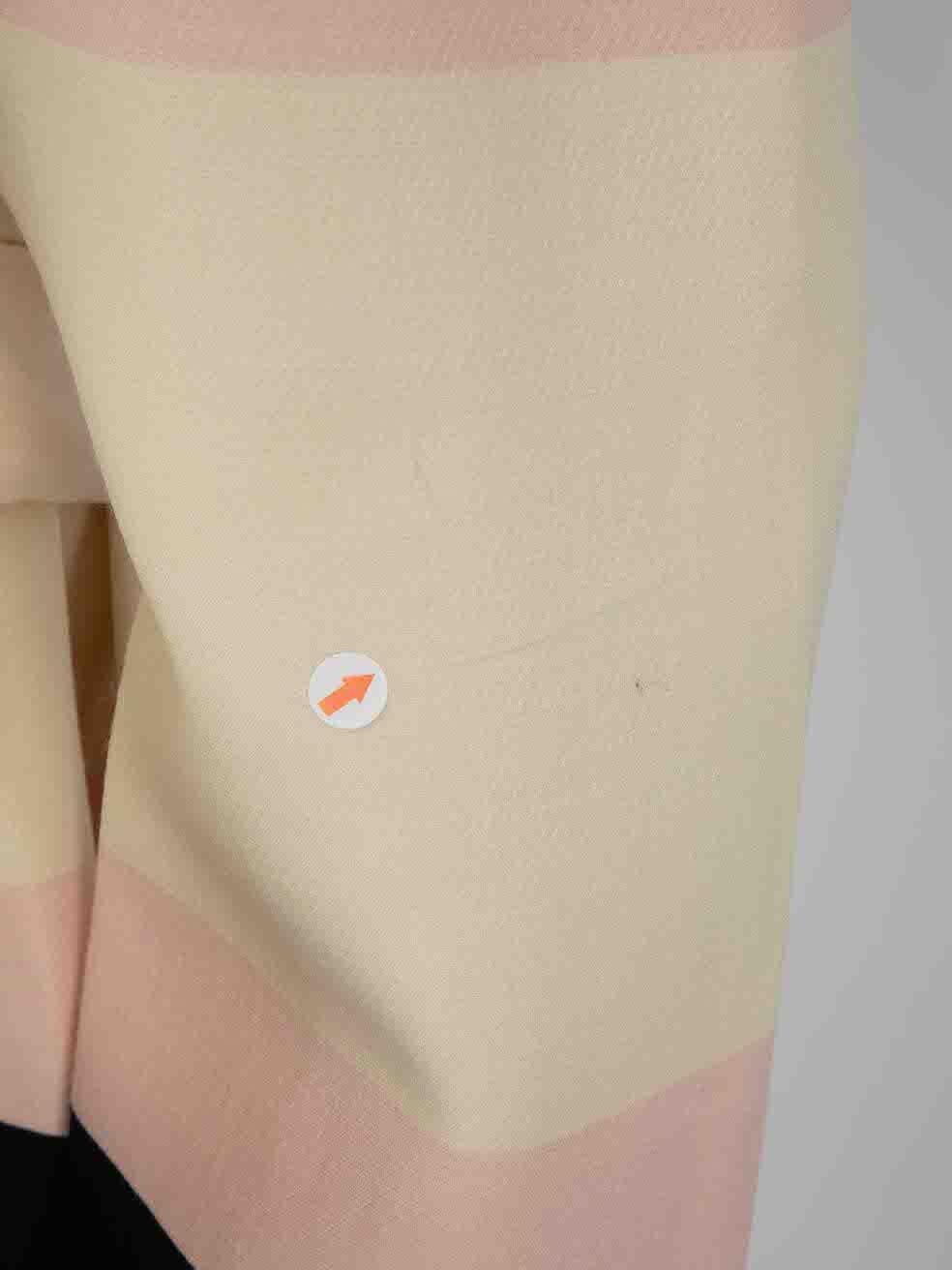 Valentino - Mini robe rayée avec ceinture et nœud en laine - Taille XL Pour femmes en vente