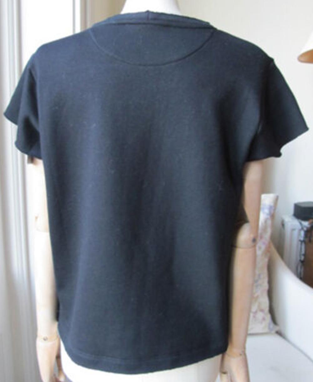 Valentino Stud-Embellished Cotton-Jersey Top In New Condition In London, GB