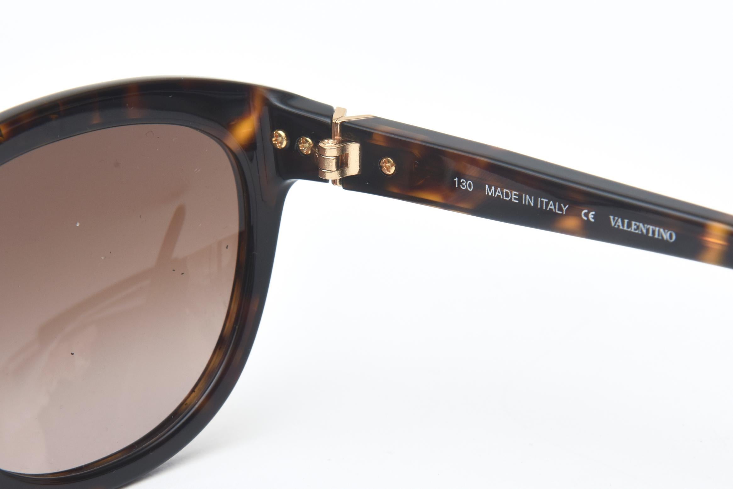 Gray Valentino Stud Sunglasses Italian For Sale