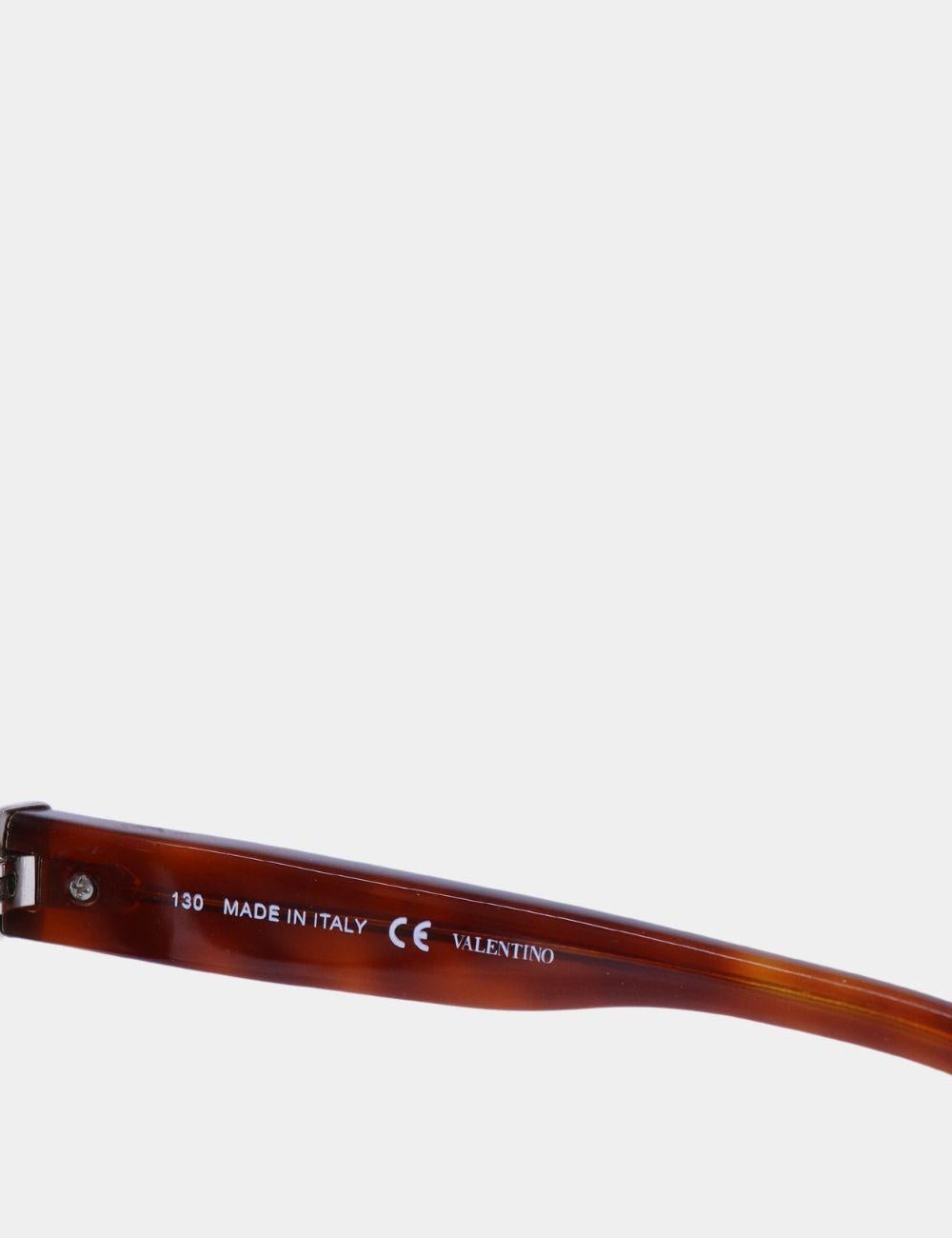 Gray Valentino Studded Cat Eye Sunglasses