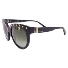 Lunettes de soleil cloutées à œil de chat Valentino