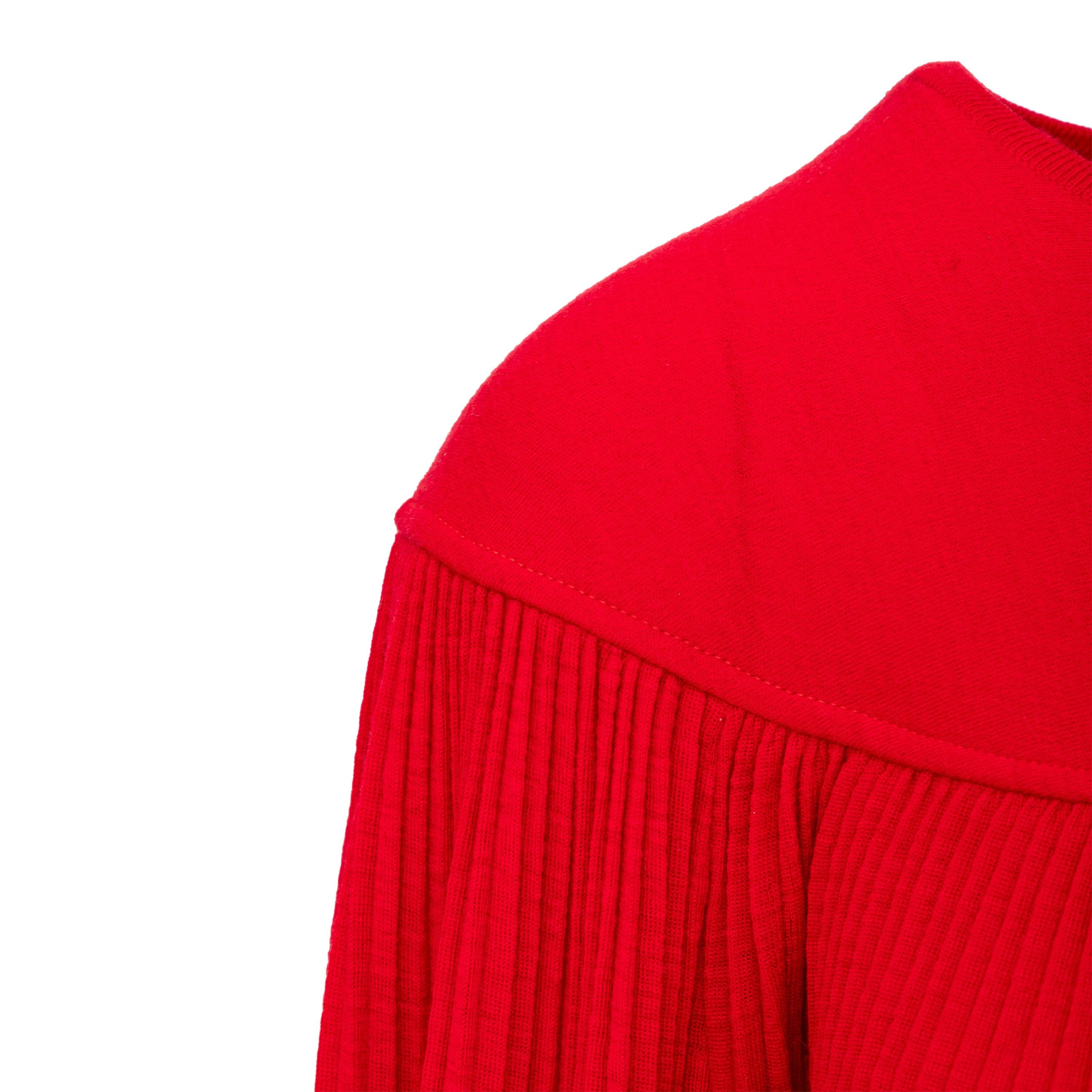Top in maglia a pieghe di Valentino Studio A - Anni '80 in vendita 2