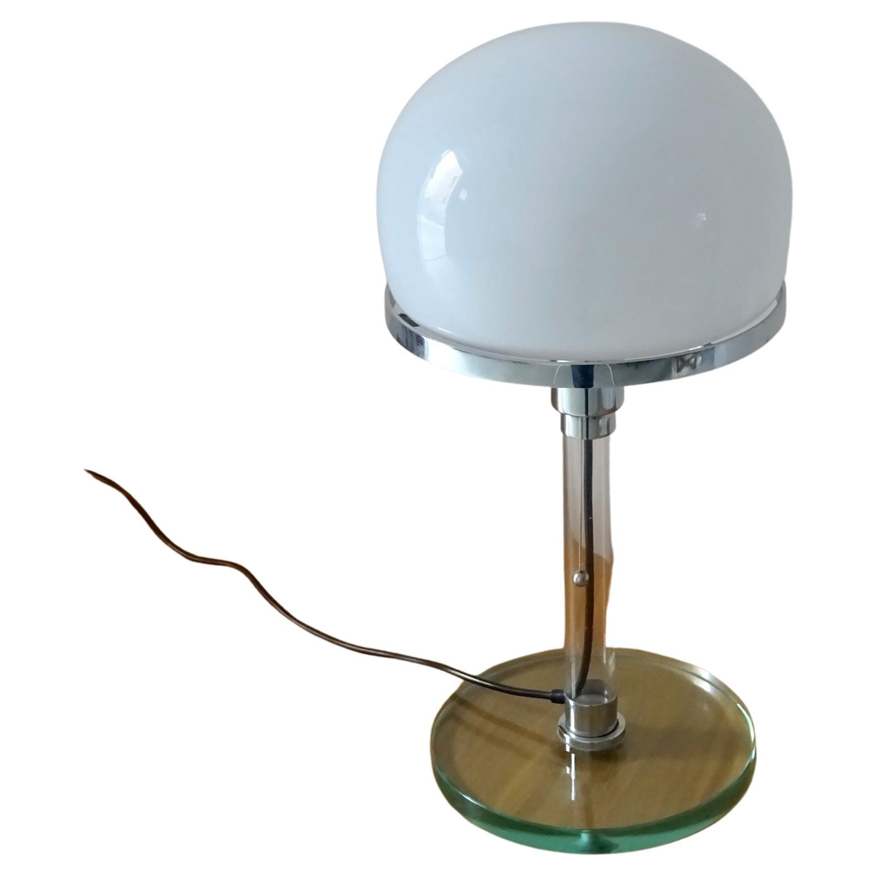 Valentino" Table Lamp by Metalarte, Bauhaus Inspired For Sale at 1stDibs