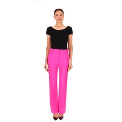 Valentino Tailored Straight-Leg Virgin Wool & Silk Blend Trousers
