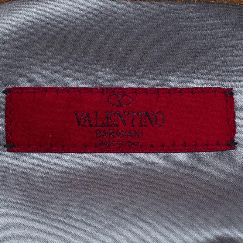 Valentino Tan Leather XL Petale Rose Tote 3