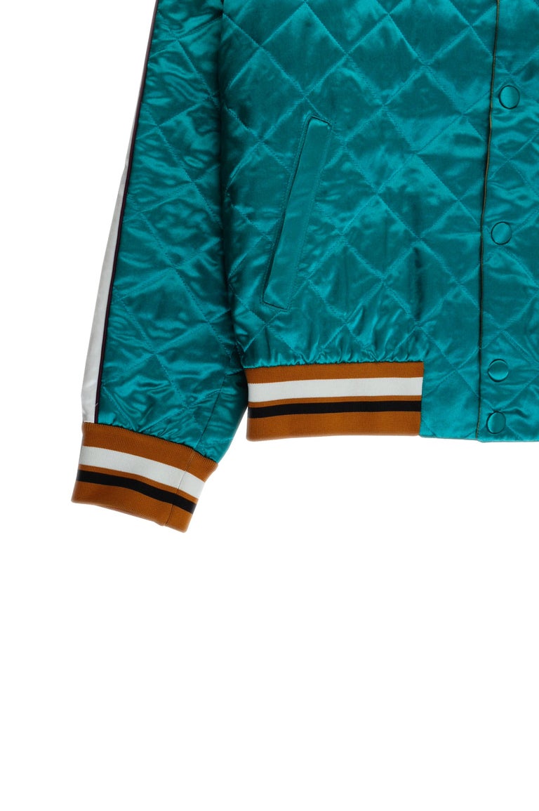 Bomber Et T-shirt Valentino Occasion - Taille S - Argenté - Coton Et Soie