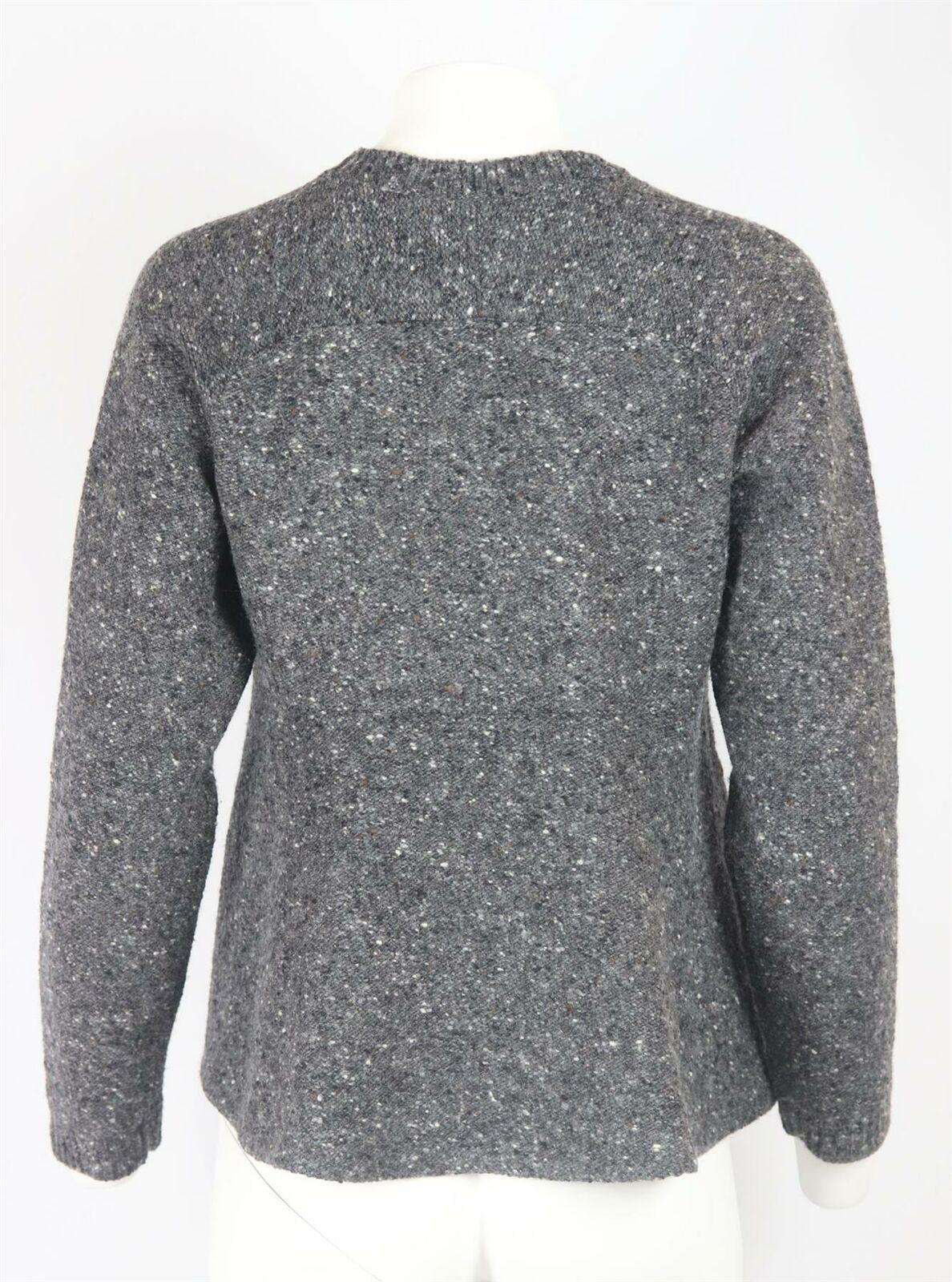 Gray Valentino Textured Wool Sweater