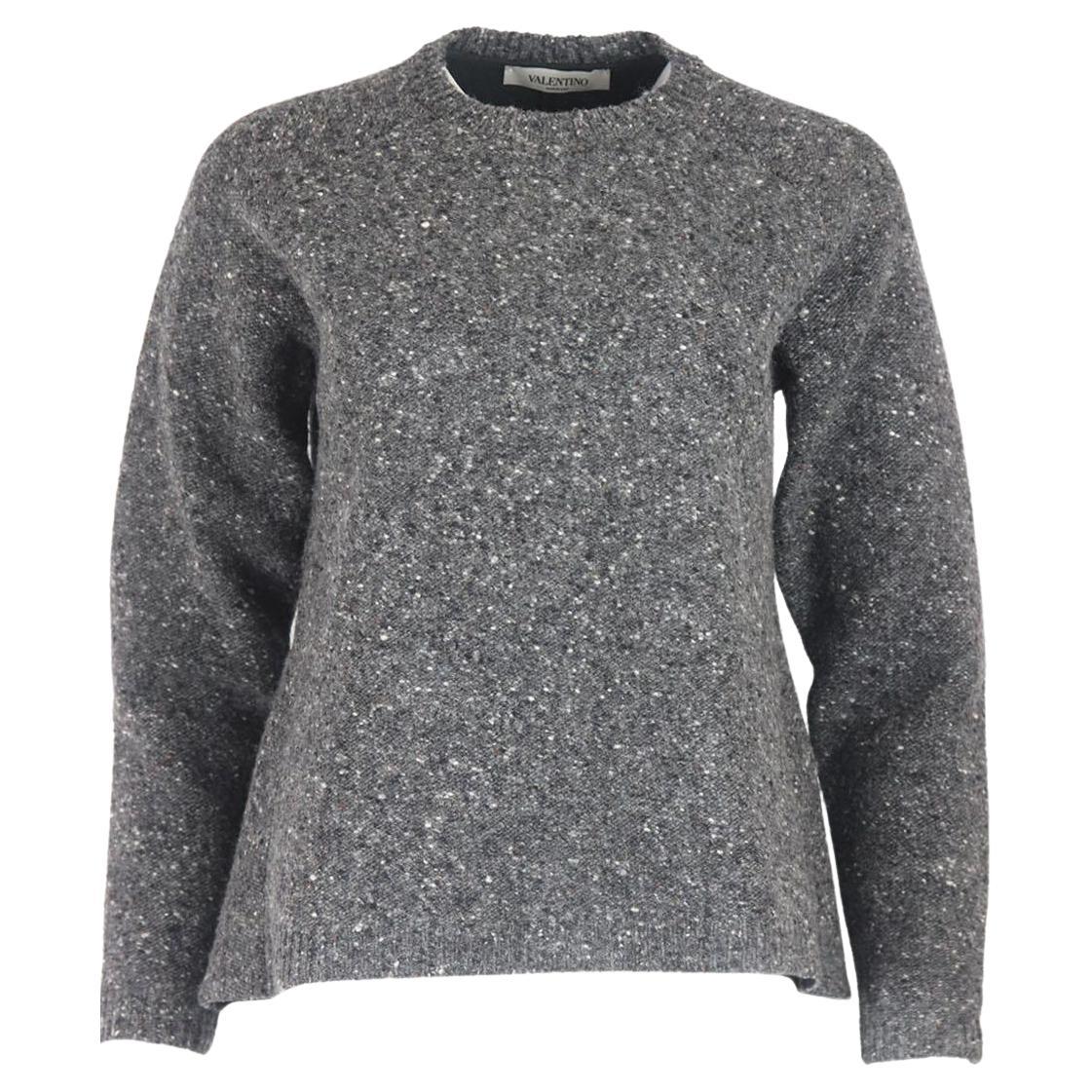 Valentino Textured Wool Sweater Small