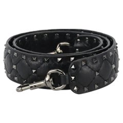 Valentino The Rockstud Spike Quilted Leather Bag Strap