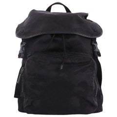 Valentino Top Flap Backpack Camo Nylon Large