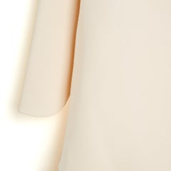 Valentino Top Tunique FR36 Ecru Wool and silk Top Cape UK8 US6