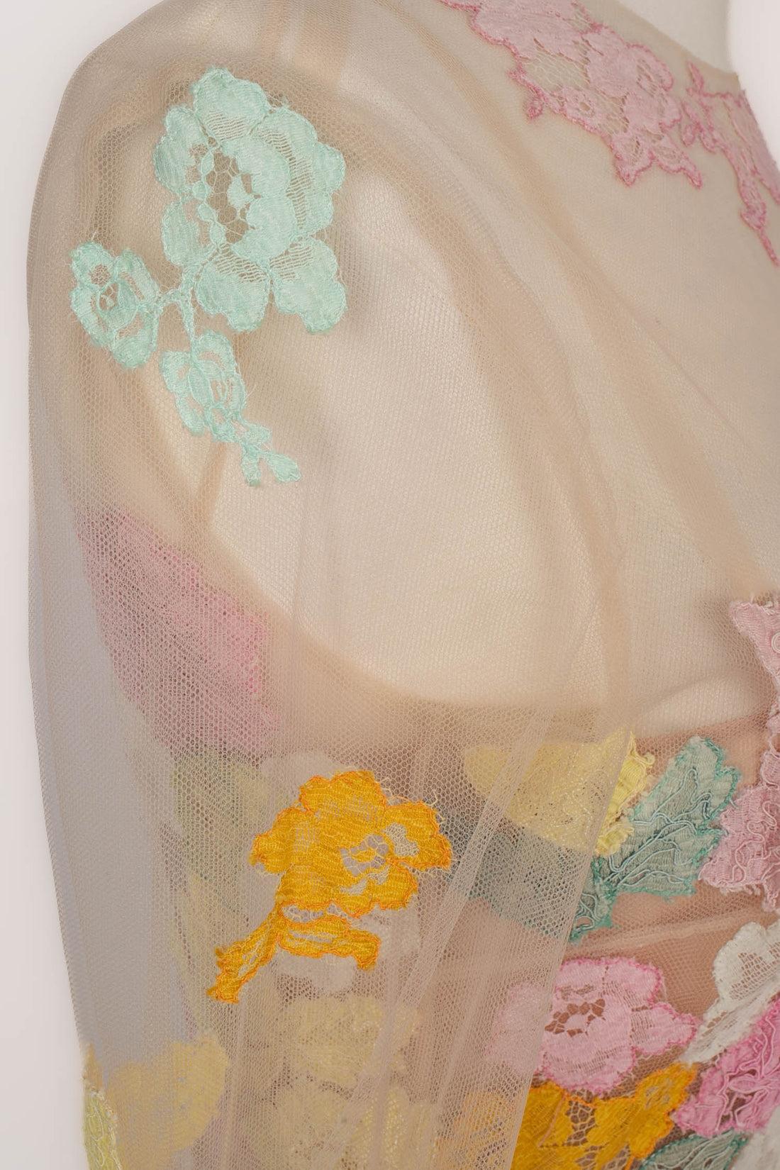 Valentino Vestito trasparente a maniche lunghe, 2013 8