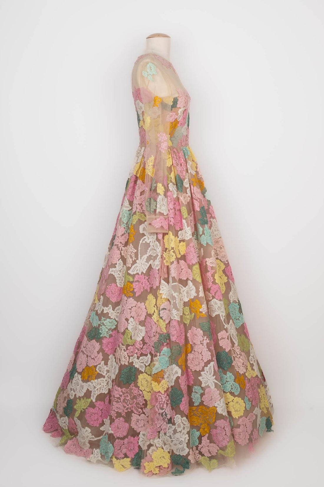 Valentino Vestito trasparente a maniche lunghe, 2013 In condizioni buone a SAINT-OUEN-SUR-SEINE, FR