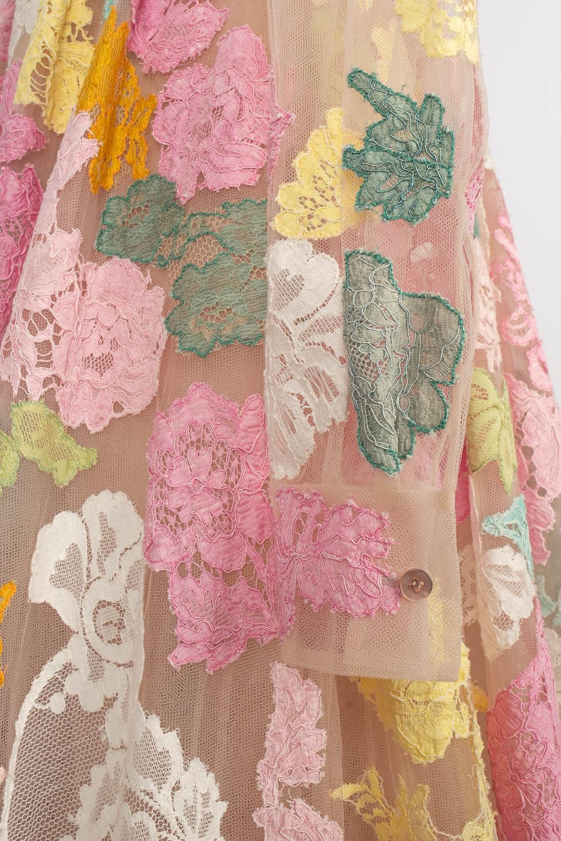 Valentino Vestito trasparente a maniche lunghe, 2013 4