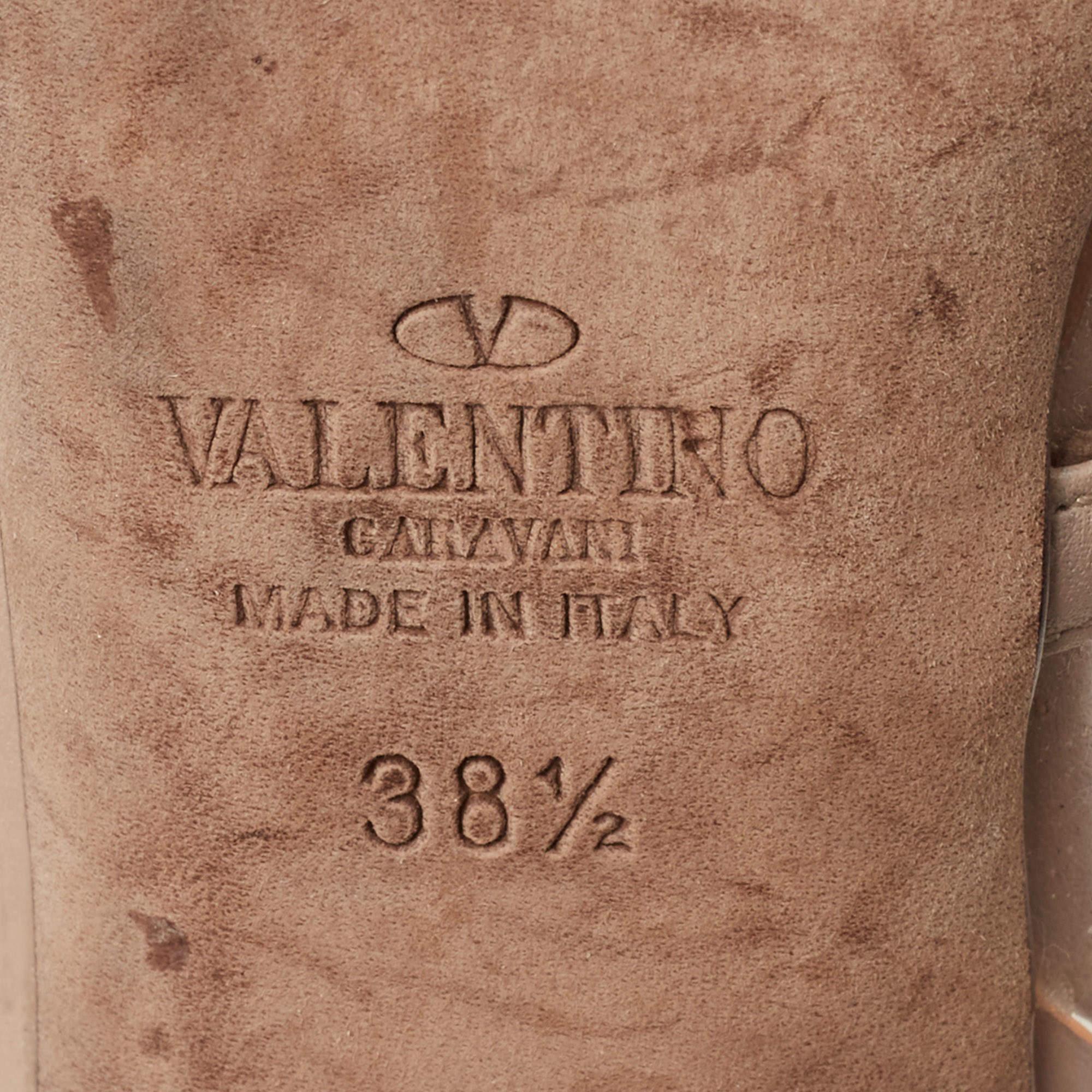 Valentino Transperent PVC Heel Slingback Peep Toe Sandals Size 38.5 2