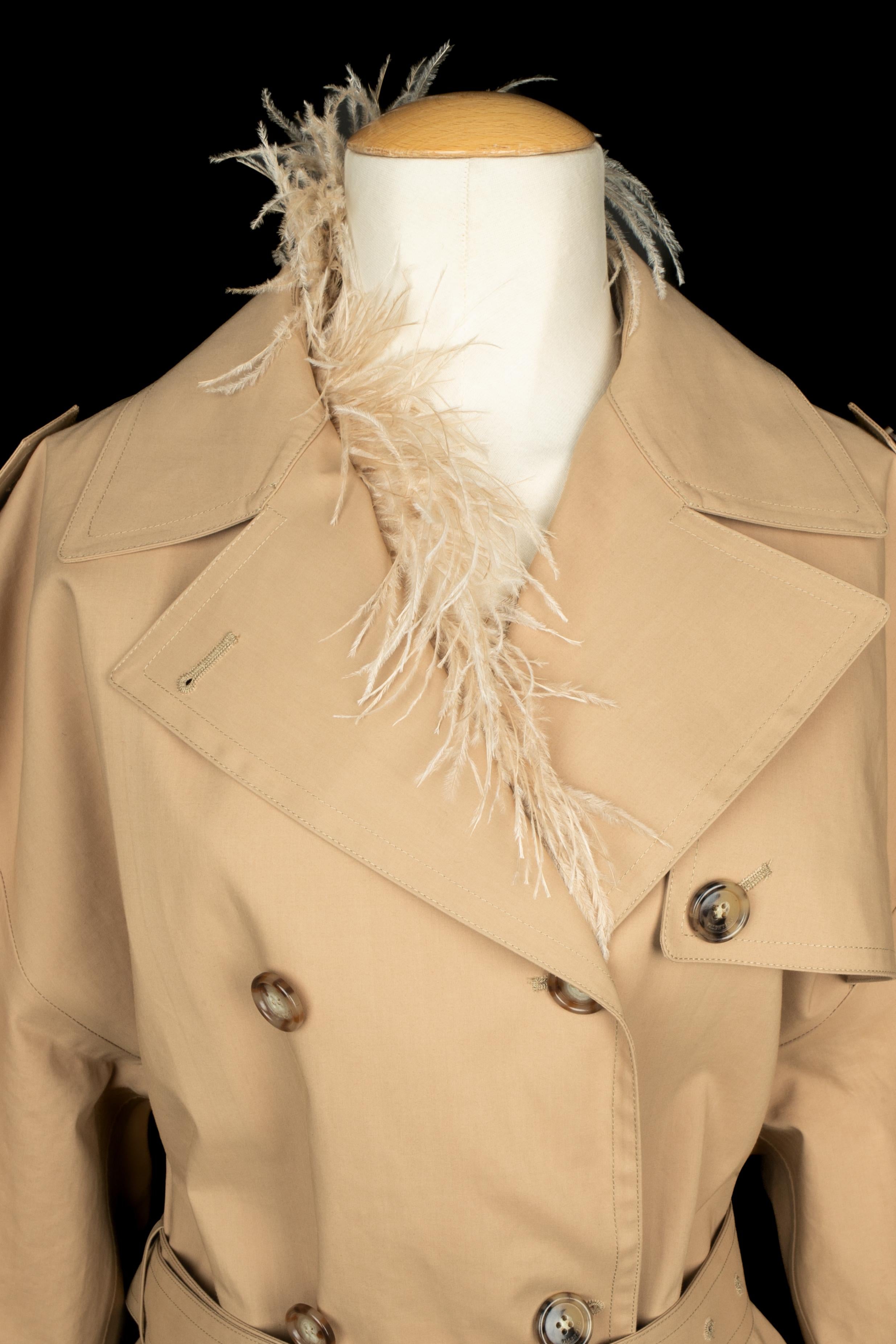 Beige Valentino Trench coat summer 2023 en vente
