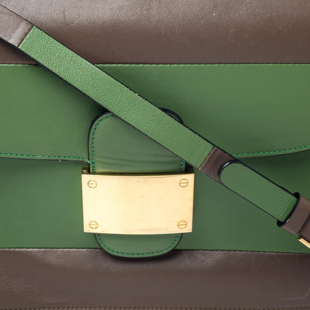 Valentino Tri Color Leather Rivet Shoulder Bag 4