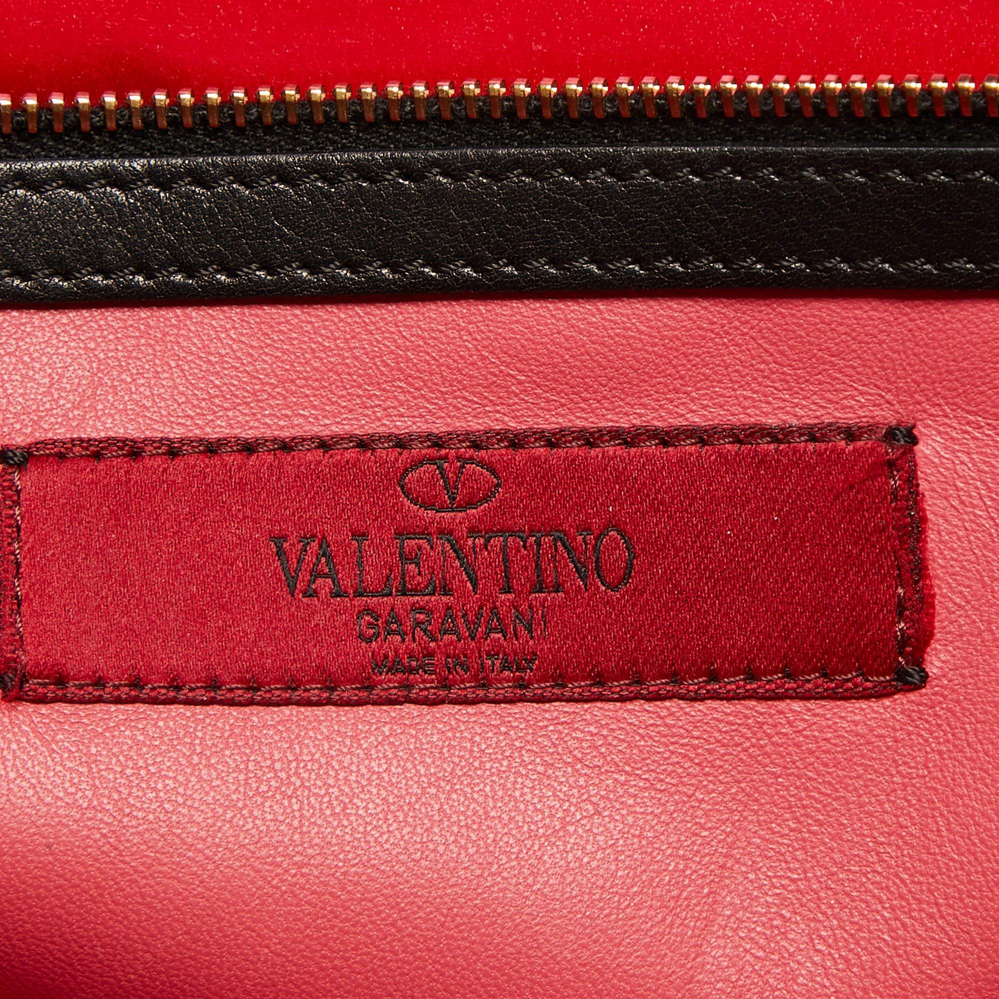 Valentino Tri Color Polka Dot Leather Carmen Shopper Tote For Sale 6