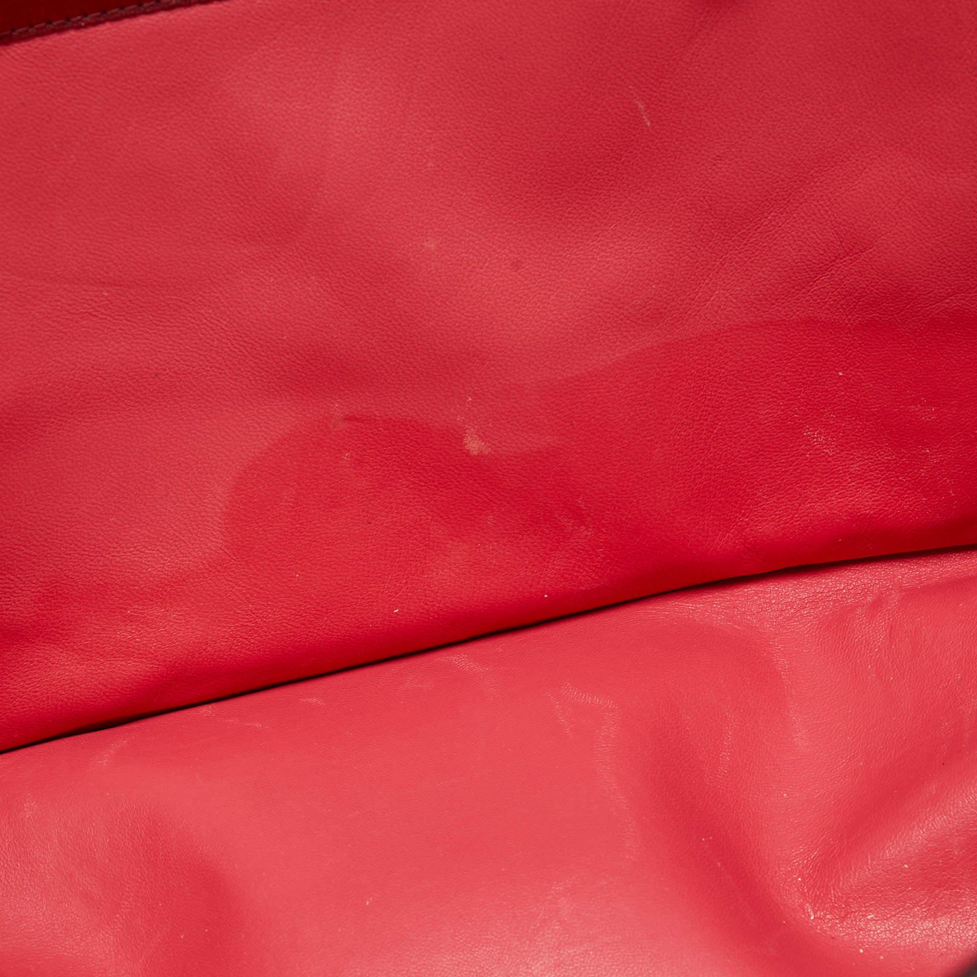Valentino Tri Color Polka Dot Leather Carmen Shopper Tote For Sale 2