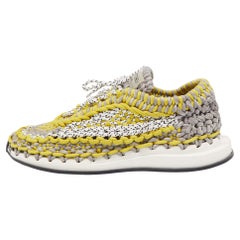 Valentino Tricolor Crochet Low Top Sneakers