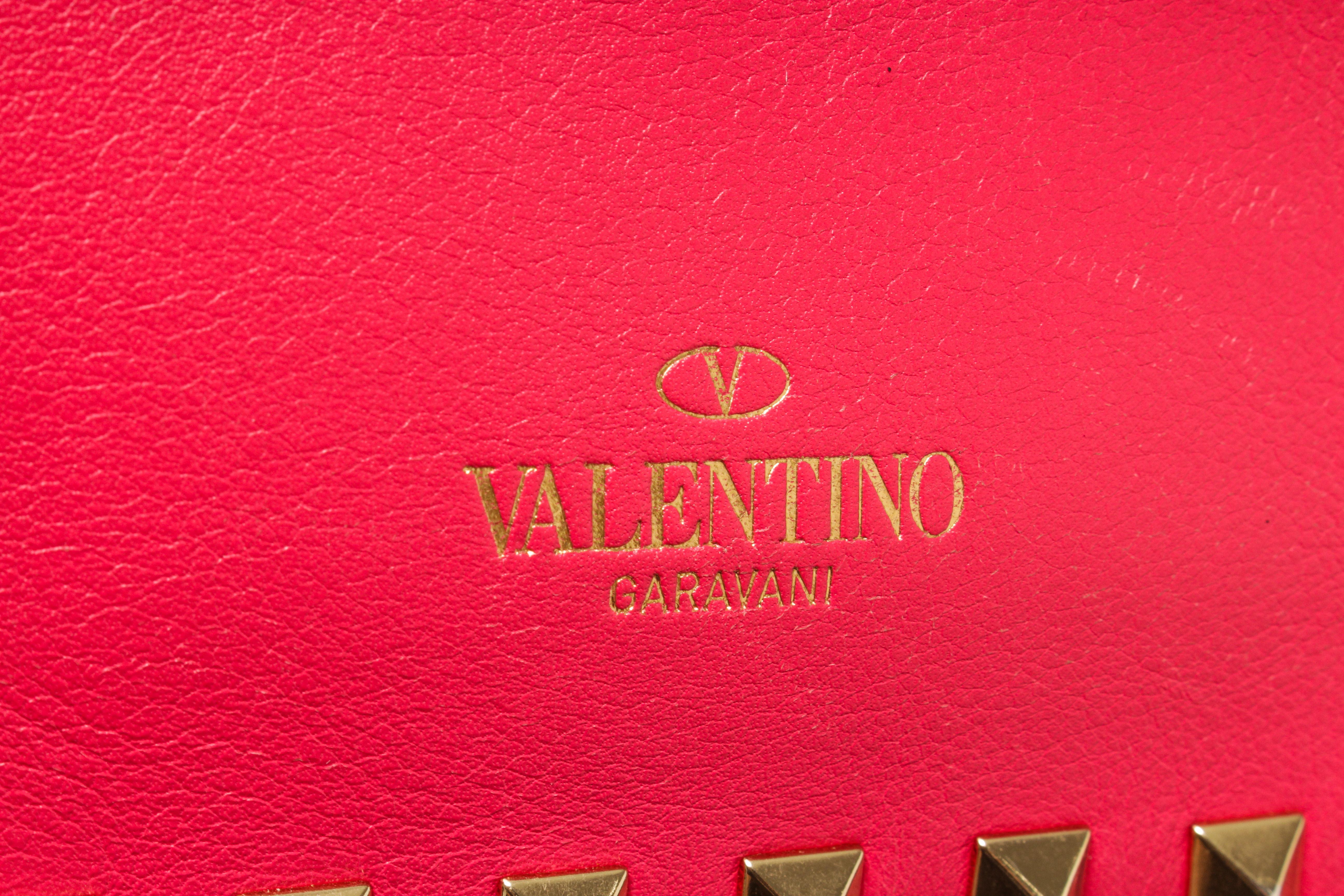Valentino Tricolor Leather Rockstud Flip Lock Flap Mini Bag For Sale 5