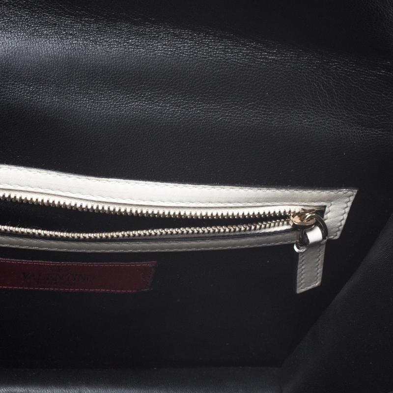 Valentino Tricolor Leather Rockstud Medium Glam Lock Flap Bag 5