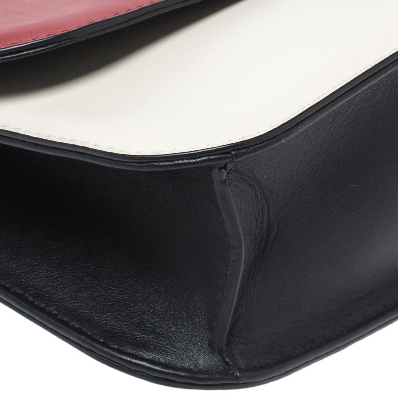 Women's Valentino Tricolor Leather Rockstud Medium Glam Lock Flap Bag