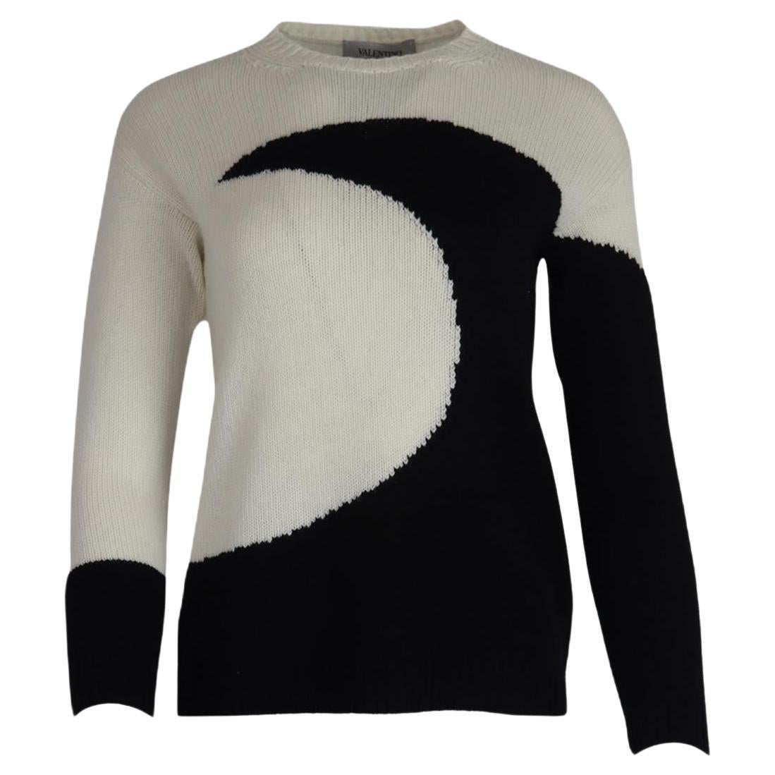 Valentino Two Tone Cashmere Sweater Small
