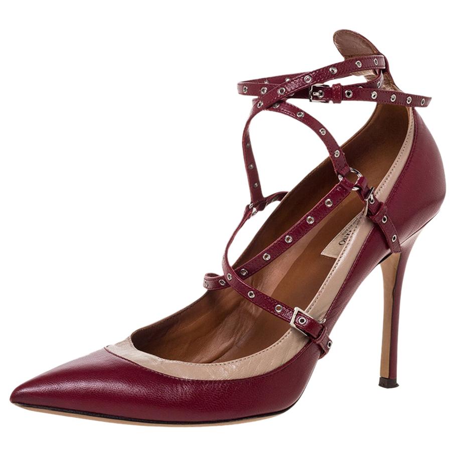 Valentino Two Tone Leather Love Latch 
