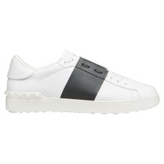 Valentino Two Tone Leather Open Sneakers Size 42.5