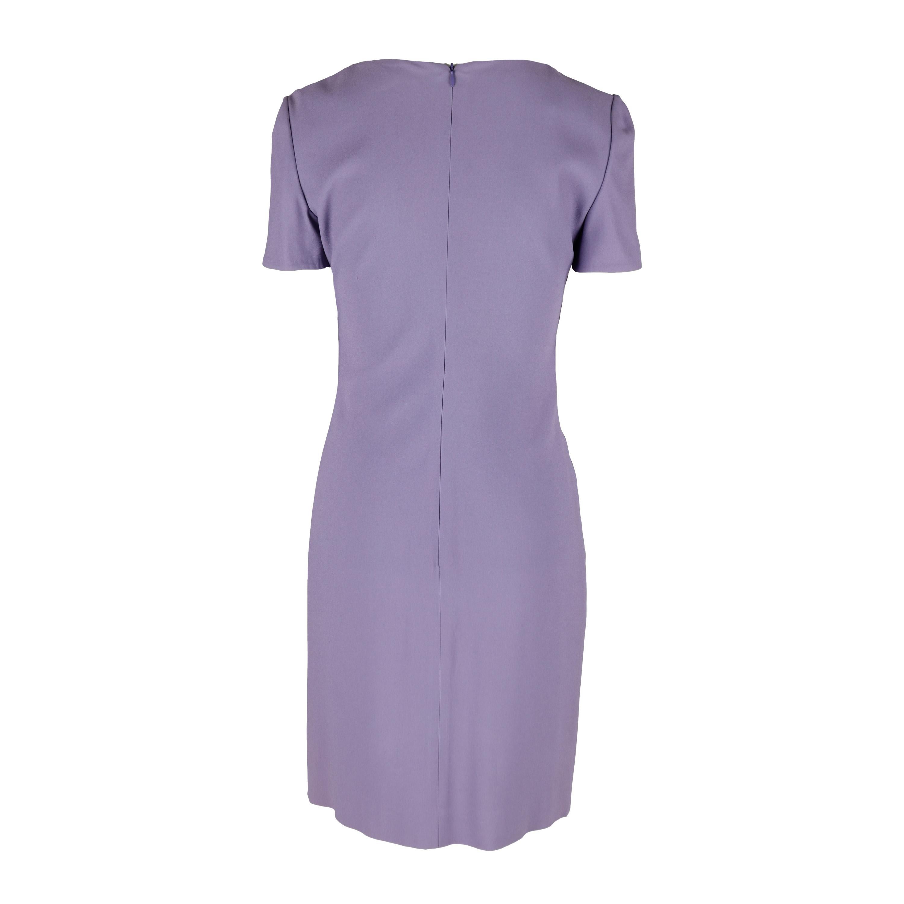 Valentino V Neck Dress In Excellent Condition For Sale In Milano, IT