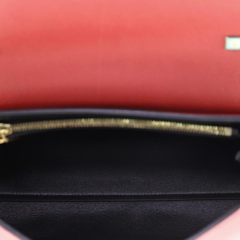 Women's or Men's Valentino  V-Ring Chain Shoulder Bag Leather Medium