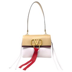 Valentino V-Ring Shoulder Bag Leather, 2020