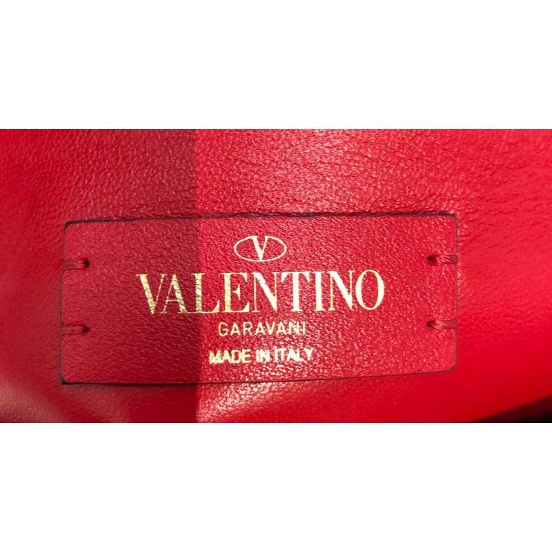 Valentino V-Ring Shoulder Bag Leather Medium 4
