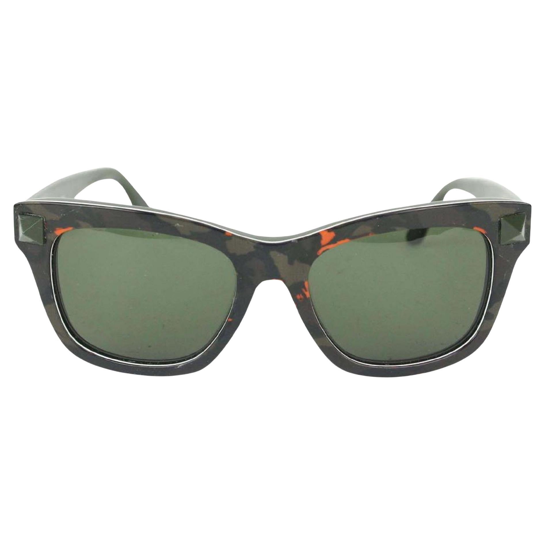 Valentino V670SC Camouflage Rockstud Sunglasses 136val78 For Sale