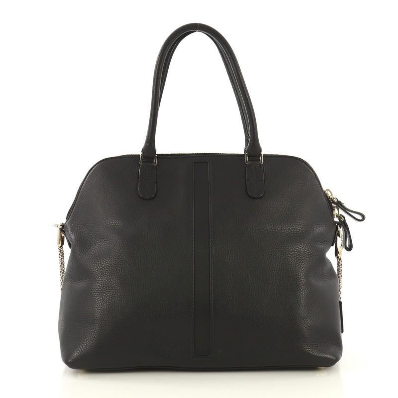 Valentino Va Va Voom Bowling Bag Leather Medium In Good Condition In NY, NY